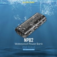 พร้อมส่ง NITECORE NPB2 10000MAh QC3.0เอาต์พุต IP68 Rated Waterproof Power Bank/โทรศัพท์มือถือ Charger