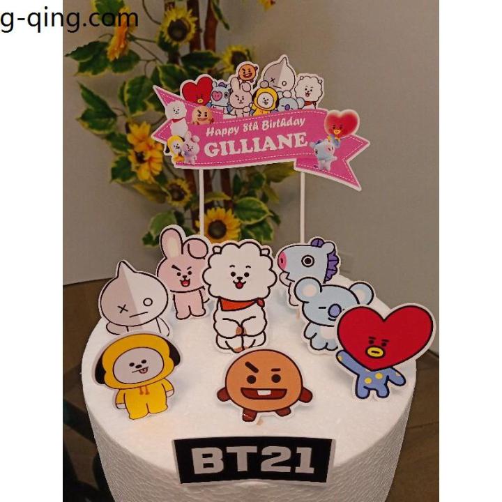 BTS BT21 Cake Topper Set | Lazada PH