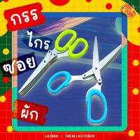 กรรไกรหั่น5ใบ กรรไกรซอยผัก ไซต์  M สินค้าพร้อมส่ง