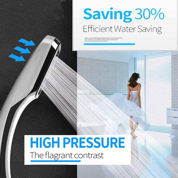 300-holes-high-pressure-shower-head-water-saving-filter-spray-nozzle-rainfall-chrome-showerhead-bathroom-watering-can-by-hs2023