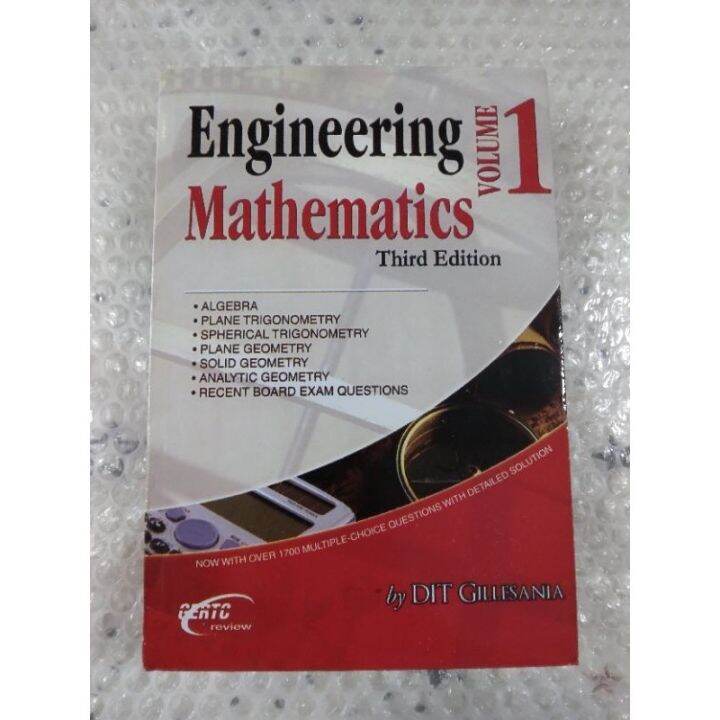 Engineering Mathematics Volume 1 By | Lazada PH