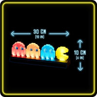 Pac Man Game LED USB 3D Night Light Gaming Room Decor Desk Music Illusion Lamp Baby Sleeping Light For Boys Girls Holiday Gift