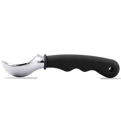 Premium Ice Cream Scoop, Dishwasher Safe Scooper with Comfortable Easy Grip Handle, Heavy Duty Durable Design, Professional Kitchen Tool for Stuffing, Cookie Dough, Sorbet Black