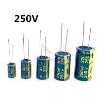 【YF】☏❍  Frequency Electrolytic Capacitor 250V 20  4.7UF 6.8UF 47UF 100UF 220UF 330UF 470UF