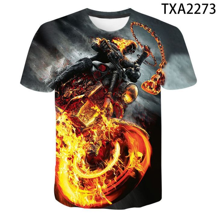 ghost-rider-3d-printed-t-shirts-trend-casual-short-sleeves-for-men-and-women