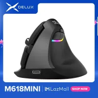 [Delux M618Mini Ergonomic Vertical Mouse Wireless Gaming Mouse Gamer Bluetooth 2.4GHz Build in Rechargeable Battery Mice for Computer PC laptop gamer,Delux M618Mini Ergonomic Vertical Mouse Wireless Gaming Mouse Gamer Bluetooth 2.4GHz Build in Rechargeable Battery Mice for Computer PC laptop gamer,]