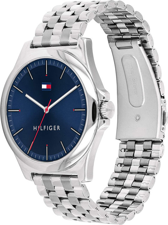 tommy-hilfiger-mens-quartz-stainless-steel-and-bracelet-casual-watch-color-silver-model-1791713