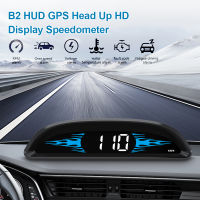 ?4นิ้ว B2 HUD Head-Up Display OBD2รถ Speedometer น้ำและน้ำมัน Temp RPM Meter OBD2 Smart Gauge Electronics อุปกรณ์เสริมยานยนต์