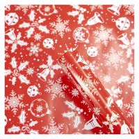 ❄❈♟ Wrapping Gift Paper Colored Snowman Snowflakes Santa Claus Paper Decoration Christmas Gift Box Gift Packaging Decoración