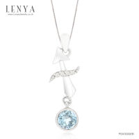 Lenya Jewelry  จี้สัญลักษณ์ Zodiac ประจำราศีธนู เจ้าแห่งความซื่อสัตย์ รักใครรักจริง บนตัวเรือนเงินแท้ชุบทองคำขาว