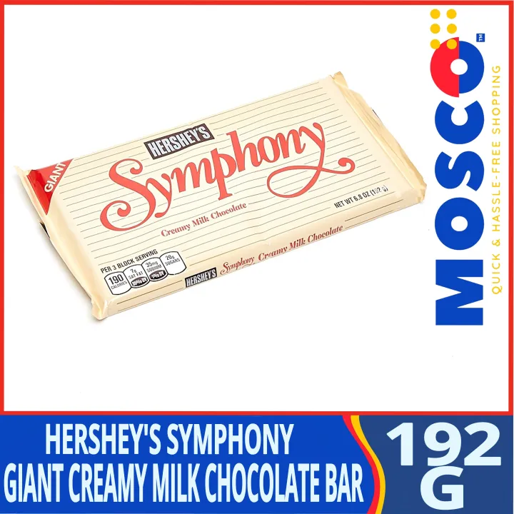 Hershey's Symphony Giant Creamy Milk Chocolate Bar 192g | Lazada PH