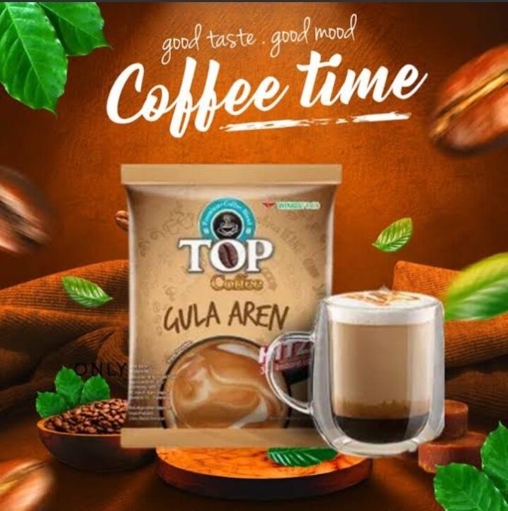 Top Coffee Gula Aren 20g Isi 9 Sachet Kopi Gula Aren 6 3 Sachet