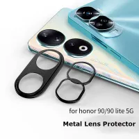 For Honor 90 Lite Luxury Camera Circle Metal Aluminum Lens Full Cover Bumper Protection Ring Guard Protector