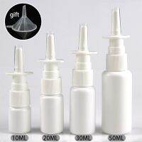 【YP】 5PCS 10/20/30/50ML Plastic Refillable Nasal Spray Bottle Sprayers Atomizers Makeup for Outdoor