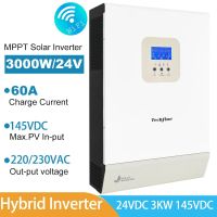 EU Stock MPPT 3000W 5000W Hybrid Solar Charge Controller Inverter Pure Sine Wave Converter  24V 48V 60A PV Charge Controller
