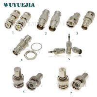 Q9 BNC Male/Female to BNC Male/Female Jack Bulkhead Straight Connector BNC3.5mm Mono BNC Male Load 50/75 Ohm RF Adapter for CCTV