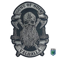 Sons of Odin Large Back Patch for Custom Biker Vest