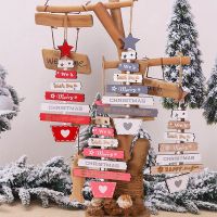 Wooden Christmas Tree Hanging Pendant Ornaments Xmas Gift Merry Christmas Decorations For Home Navidad 2022 Happy New Year 2023