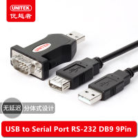 UNITEK USB เข้ากับพอร์ตอนุกรมเชื่อมต่อ RS-232 DB9 9Pin COM เคเบิ้ลแปลงชิปเซ็ต PL2303เสนอ80เซนติเมตร USB ขยาย