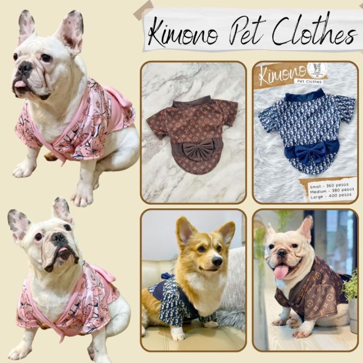 Pet Clothes - Kimono (Dior / Pink) for Dogs Cats