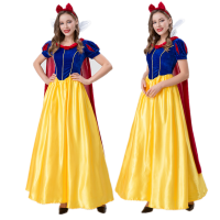 คลาสสิก Fairy Snow White Queen เสื้อคลุม Fairy Tales ธีมภาพยนตร์ฮาโลวีนวันเกิด Party Cosplay Uniform