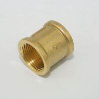 1 BSP Female Thread Brass Pipe Fittings Round Nut Rod Connector Coupling Full port