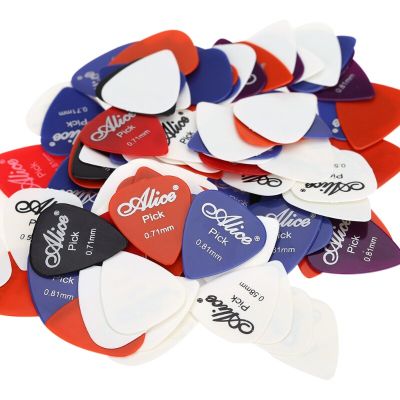 20Pcs/Set Alice ABS Guitar Pick 6 Sizes (0.58mm/0.71mm/0.81mm/0.96mm/1.2mm/1.5mm) Smooth Frosted Guitarra Plectrums Accessories Guitar Bass Accessorie