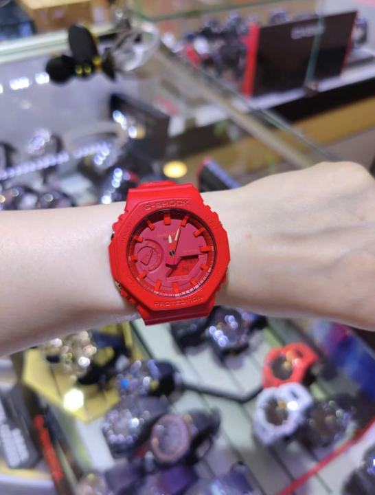 แท้-100-casio-นาฬิกา-g-shock-ga-2100-นาฬิกาสปอร์ตอิเล็กทรอนิกส์-กันน้ำ-watch-เตรียมประเทศไทยเพื่อจัดส่ง