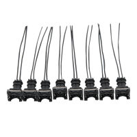 8Pcs Fuel Injector Connector Wiring Plugs Clips for EV1 OBD1 Pigtail Cut &amp; Splice