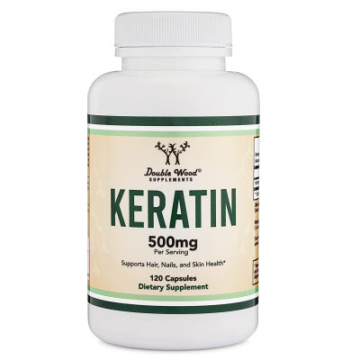Double wood Keratin 500 mg. 120 capsules