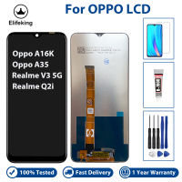 6.5 "100% LCD ทดสอบแล้วสำหรับ Oppo A16K /Oppo A35/Realme V3 5G/Realme Q2i จอแสดงผล LCD สัมผัสทำให้เป็นดิจิทัลประกอบหน้าจอสัมผัสไม่ตายพิกเซลกับเครื่องมือฟรี + กระจกเทมเปอร์ + กาว