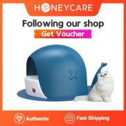 HONEYCARE Hộp cho thú cưng đi vệ sinh có thiết kế hình cá voi đáng yêu với