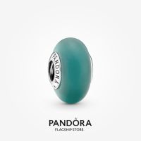 Official Store Pandora Matte Green Murano Glass Charm