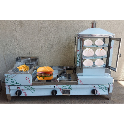 NEGOSYO PACKAGE 3IN1 STAINLESS STEEL DEEP FRYER, BURGER GRIDDLE METAL