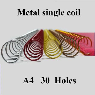 25mm Customized Iron Spiral Ring 30 Hole Binder Metal Binding Ring A4carl Binder Binding 26 Hole B5 Snake Ring A5