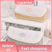 RUPANBO039392692 จุได้มาก กระเป๋าใส่ปากกา การออกแบบช่องเปิดขนาดใหญ่ ผ้าใบแคนวาส กล่องใส่ดินสอ แบบพกพาได้ ใช้ได้ทุกเพศ กระเป๋าใส่เครื่องเขียน ของขวัญสำหรับนักเรียน