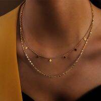 【DT】hot！ Necklaces Clavicle Chain Layers for  Minimalist Fashion Gifts Jewelry Accessories