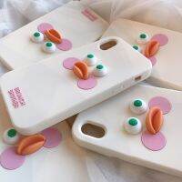 ดูดีกรณี iphone เกาหลี ins duck apple 8plus เคสมือถือ iphone11promax soft shell xr/6s/7p female xs1413