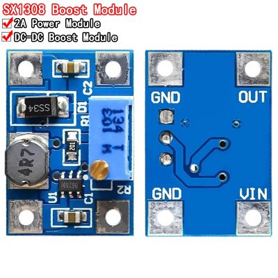 【YF】▫  5PCS 2-24V to 2-28V DC-DC SX1308 Step-UP Adjustable Module Up Boost Converter for