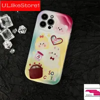 ปลอกสำหรับ Samsung A34 A14 A54 A04 A02s เคส TPU A04s A04E A24 A03 A30s A52 A50sCartoon A52s A03s A12 A22 A51 A23 A13น้อยน่ารักกระต่ายคลื่นเคสโทรศัพท์ปิดขอบกล้องอ่อนเพื่อการป้องกัน