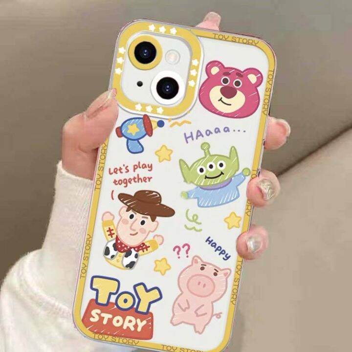 เคสโทรศัพท์มือถือ-แบบนิ่ม-ลายน่ารัก-สําหรับ-iphone-14-13-12-max-6s-7-8-xr