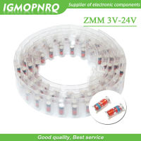 200PCS Zmm 3V9 4V7 5V1 7V5 10V 12V 15V 16V 3V3V3 SMD ZENER DIODE แพคเกจ12W 0.5W ชิป ZENER dioder