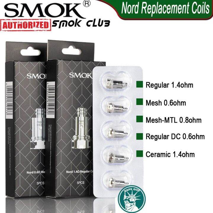 [legit] SMOK Nord Coils Regular Ceramic Coil for MTL Vaping Replacment
