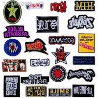 ☸❒☬ Pop Music Iron on Patches for DIY Stripes Clothes Patchwork Sticker Custom T-shirt Jacket