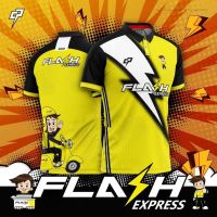 Lawa Bakhang Design Jersi Flash Express POLO Jersey Big Size XS-6XL