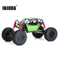 INJORA 310มิลลิเมตรฐานล้อร็อค Buggy แชสซีที่มีหลอดม้วนกรงสำหรับ110 RC ตีนตะขาบรถ Axial SCX10 90046 TRX4