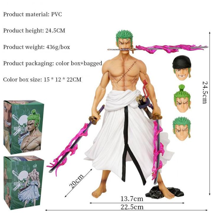 gc8-โมเดลฟิกเกอร์-one-piece-roronoa-zoro-สี่หัว-ของเล่น-ของสะสม-สําหรับตกแต่งบ้าน