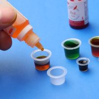 【CW】♧  Large Medium Small Makeup Holder Pigment Cup Plastic Cups Ink Caps Disposable