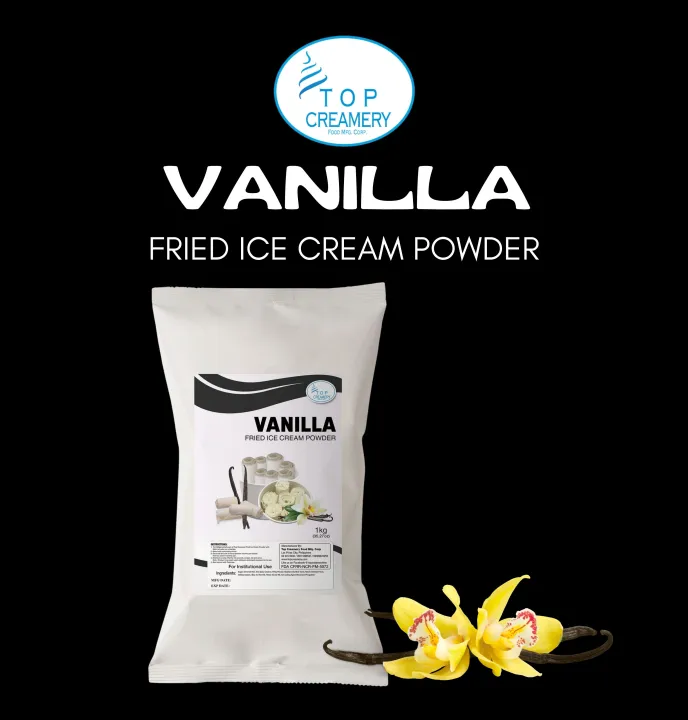 TOP CREAMERY VANILLA FRIED ICE CREAM POWDER 1KG Lazada PH