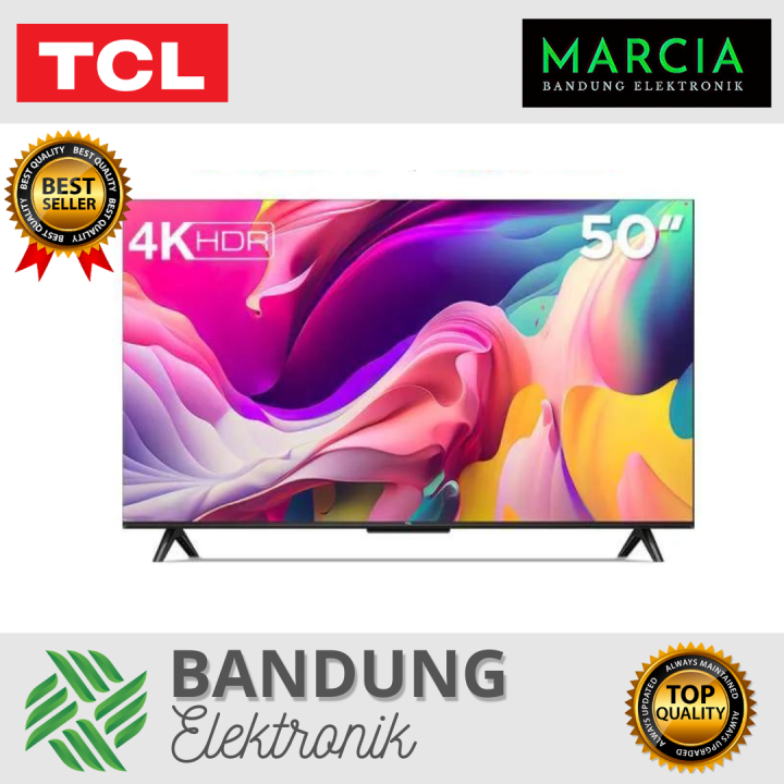 LED TV TCL ANDROID GOOGLE TV SMART 50 INCH 50" 50A28 | Lazada Indonesia